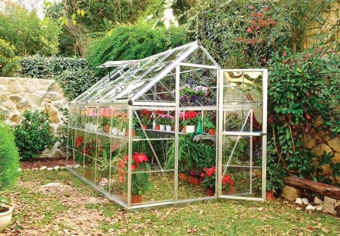 Växthus Harmony 5,7 m² Silver Canopia by Palram